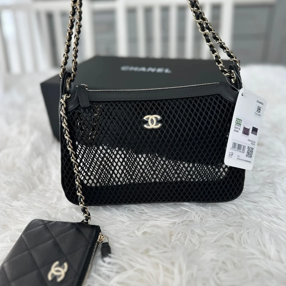 ❌ SOLD ❌ Chanel 25S Mesh Bag - Picture 4 of 13